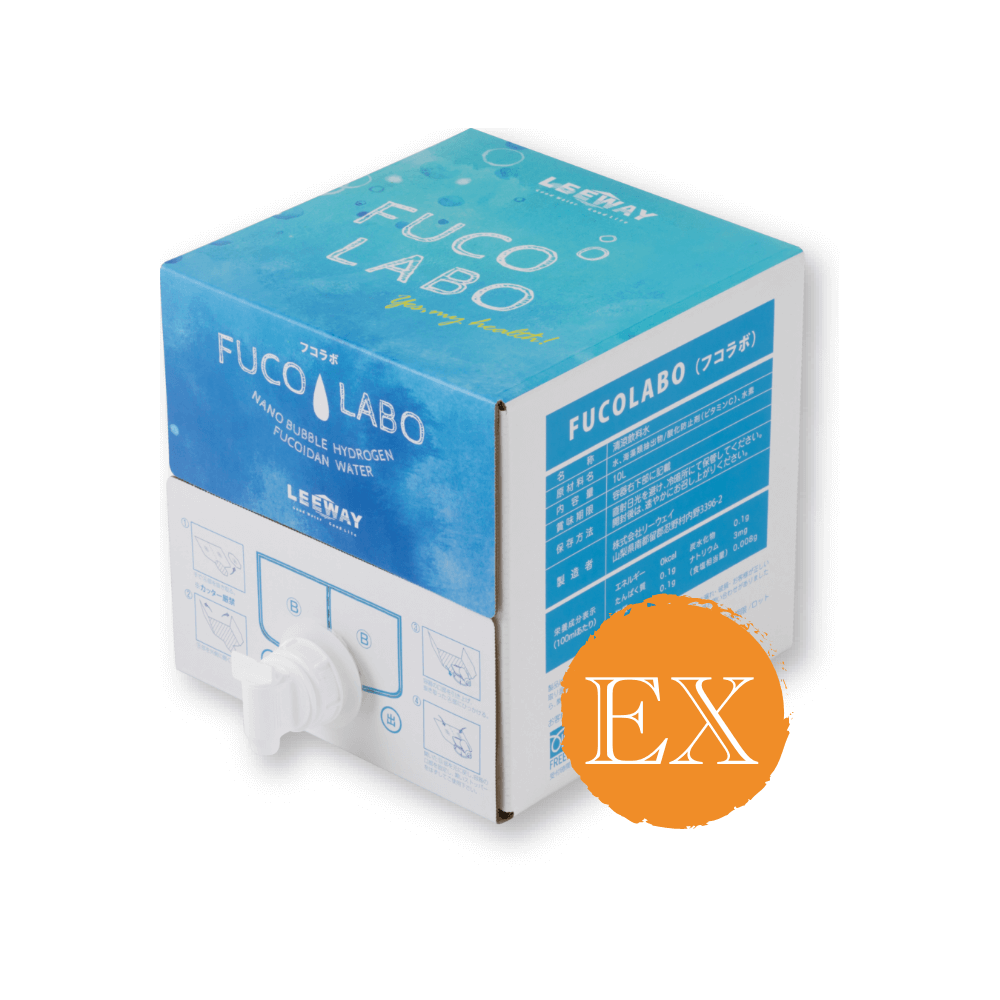 ★お得な定期購入★ナノバブル水素水フコイダン FUCO LABO EX（10L） | 30日毎の配送