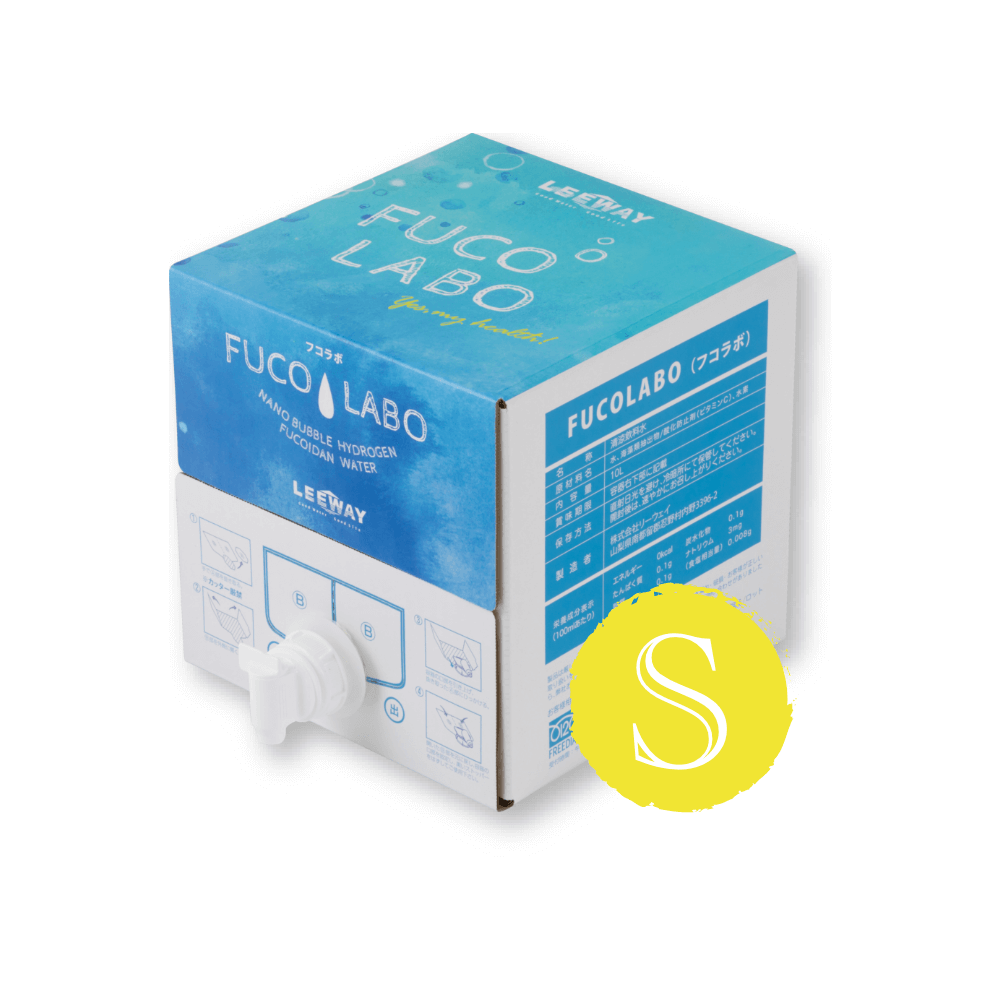 ナノバブル水素水フコイダン FUCO LABO S（10L）